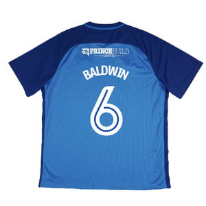 Peterborough United 2017-18 Home Shirt (M) (Excellent) (Baldwin 6)_1