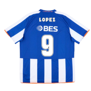 Porto 2008-09 Home Shirt (L) (Excellent) (Lopez 9)_1