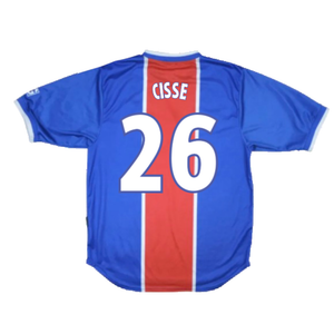 PSG 1999-00 Home Shirt (XL) (Very Good) (Cisse 26)_1