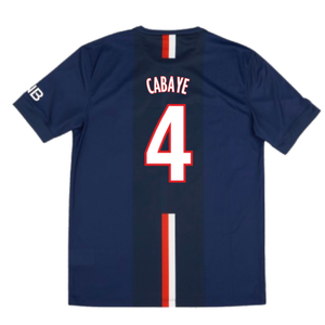 PSG 2014-15 Home Shirt (L) (Good) (Cabaye 4)_1