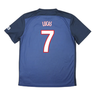 PSG 2015-16 Home Shirt (XL) (Mint) (Lucas 7)_1