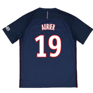 PSG 2016-17 Home Shirt (M) (Excellent) (Aurier 19)_1