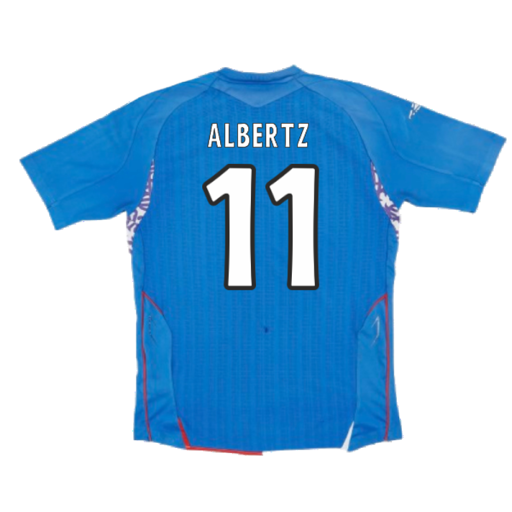 Rangers 2007-08 Home Shirt (Excellent) (ALBERTZ 11)_1