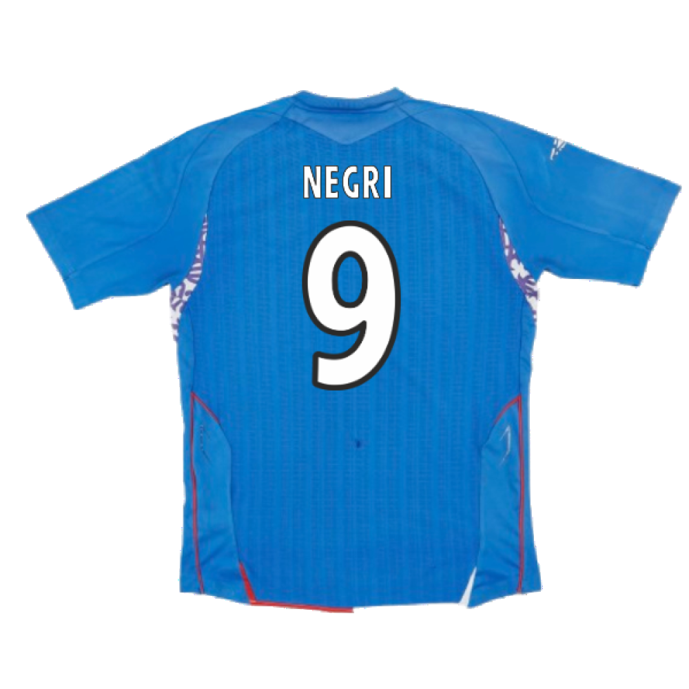 Rangers 2007-08 Home Shirt (Excellent) (NEGRI 9)_1