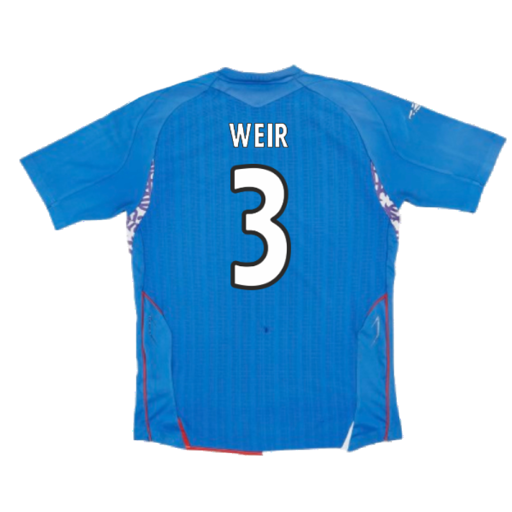 Rangers 2007-08 Home Shirt (Excellent) (Weir 3)_1
