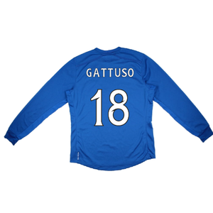 Rangers 2012-13 Long Sleeve Home Shirt (S) (GATTUSO 18) (Excellent)_1