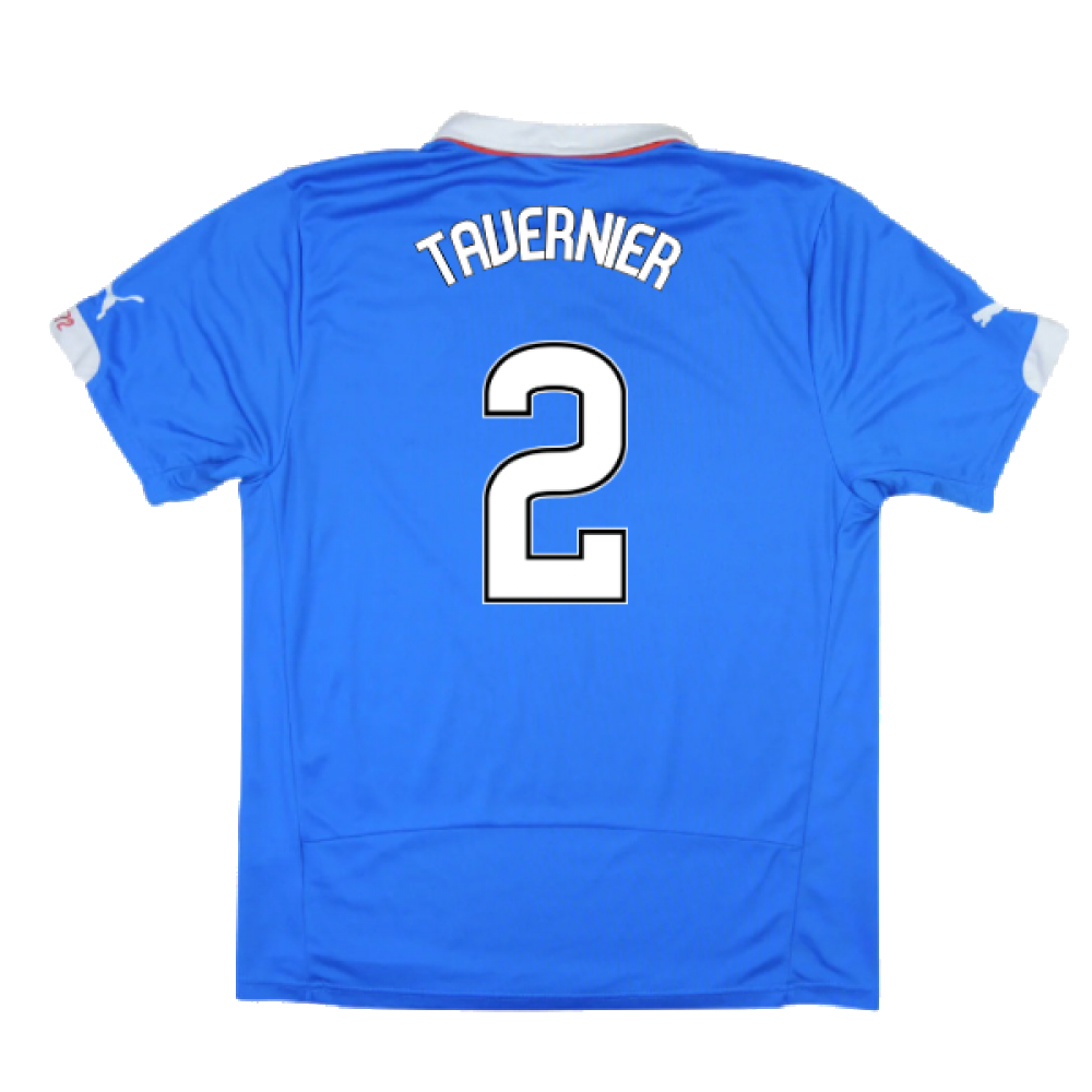 Rangers 2014-15 Home Shirt ((Excellent) L) (TAVERNIER 2)_2