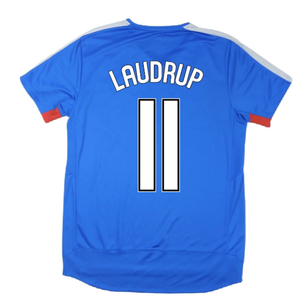 Rangers 2015-16 Home Shirt ((Excellent) S) (LAUDRUP 11)_2