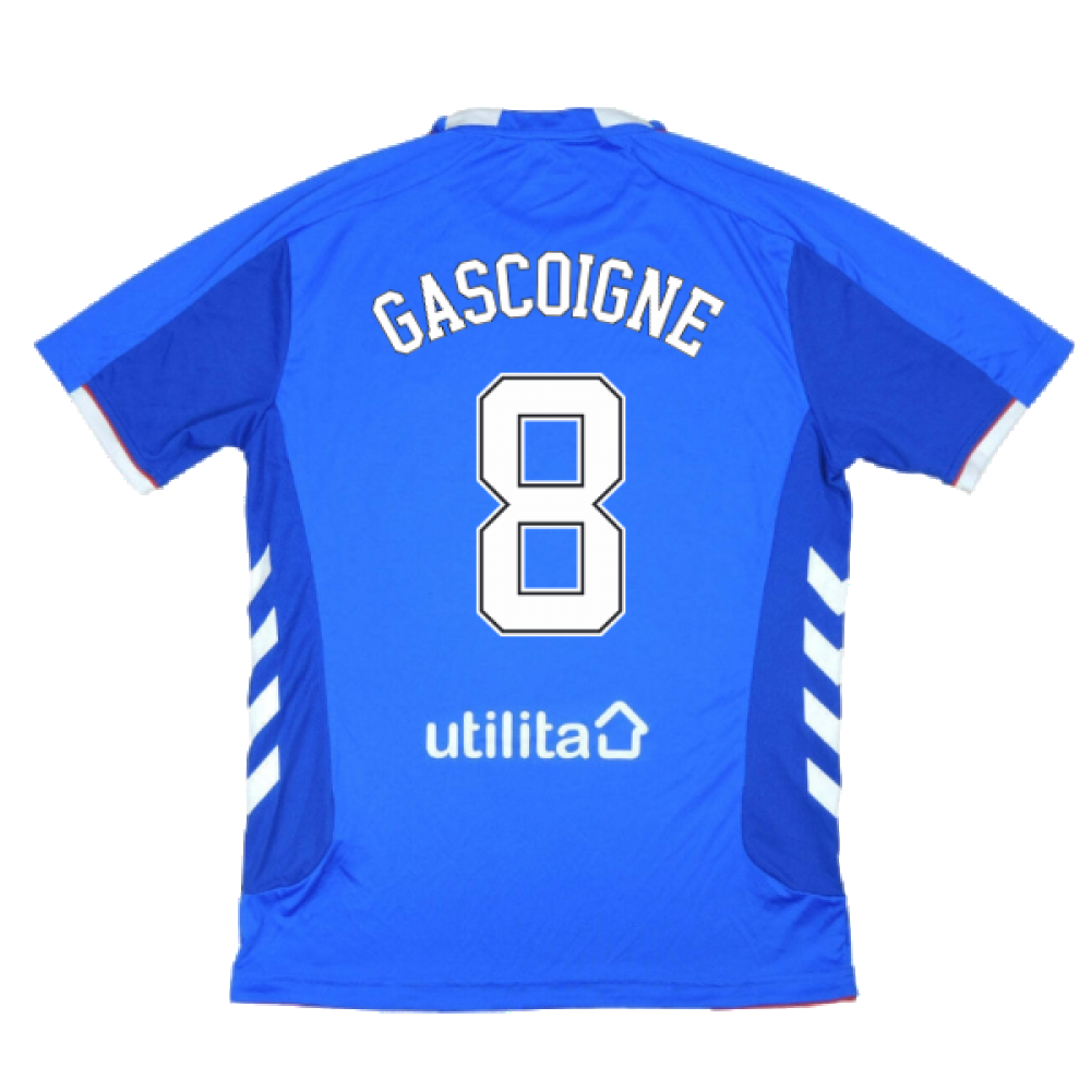 Rangers 2018-19 Home Shirt ((Excellent) L) (GASCOIGNE 8)_2