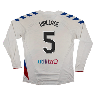 Rangers 2018-19 Long Sleeve Away Shirt (XS) (Excellent) (WALLACE 5)_1