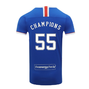 Rangers 2020-21 Home Shirt (XL) (Champions 55) (Mint)_1