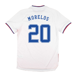 Rangers 2022-23 Away Shirt (Sponsorless) (M) (MORELOS 20) (Excellent)_1