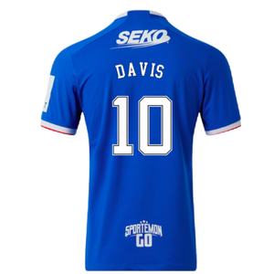 Rangers 2022-23 Home Shirt (3XL) (DAVIS 10) (Mint)_1