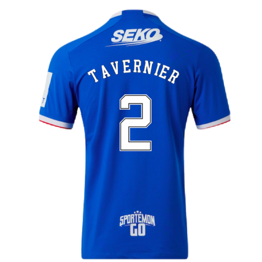 Rangers 2022-23 Home Shirt (M) (Mint) (TAVERNIER 2)_1