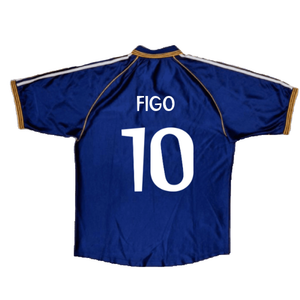 Real Madrid 1998-99 Third Shirt (S) (Very Good) (Figo 10)_1