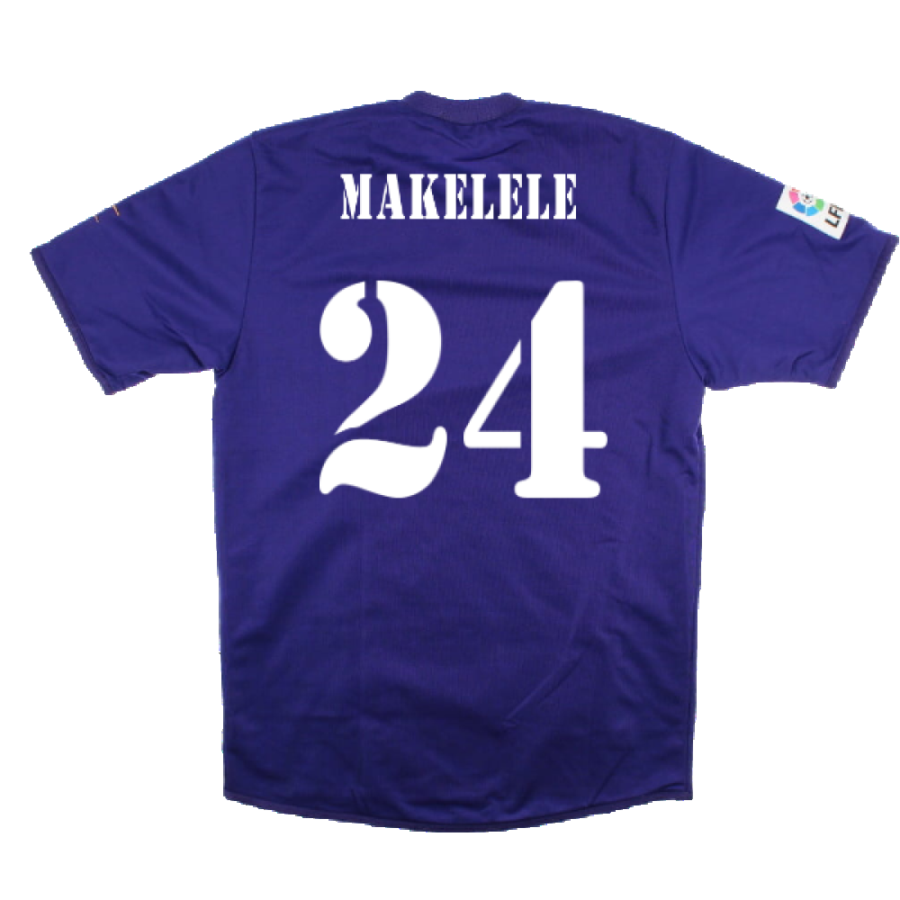 Real Madrid 2001 02 Anniversary Third Shirt S Excellent Makelele Classic Football Kit