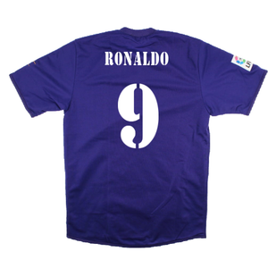 Real Madrid 2001-02 Anniversary Third Shirt (S) (Excellent) (Ronaldo 9)_1