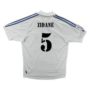 Real Madrid 2001-02 Home Shirt (Very Good) (Zidane 5)_1