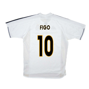 Real Madrid 2003-04 Home Shirt (XL) (Good) (Figo 10)_1