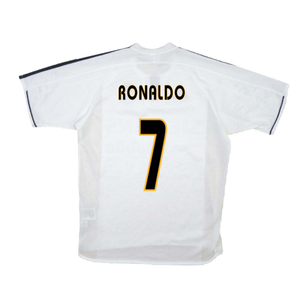 Real Madrid 2003-04 Home Shirt (M) (Good) (Ronaldo 7)_1