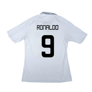 Real Madrid 2008-09 Home Shirt (L) (Very Good) (Ronaldo 9)_1