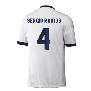 Real Madrid 2012-13 Home Shirt (XL) (Very Good) (Sergio Ramos 4)_1