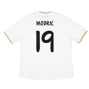 Real Madrid 2013-14 Home (M) (Very Good) (Modric 19)_1