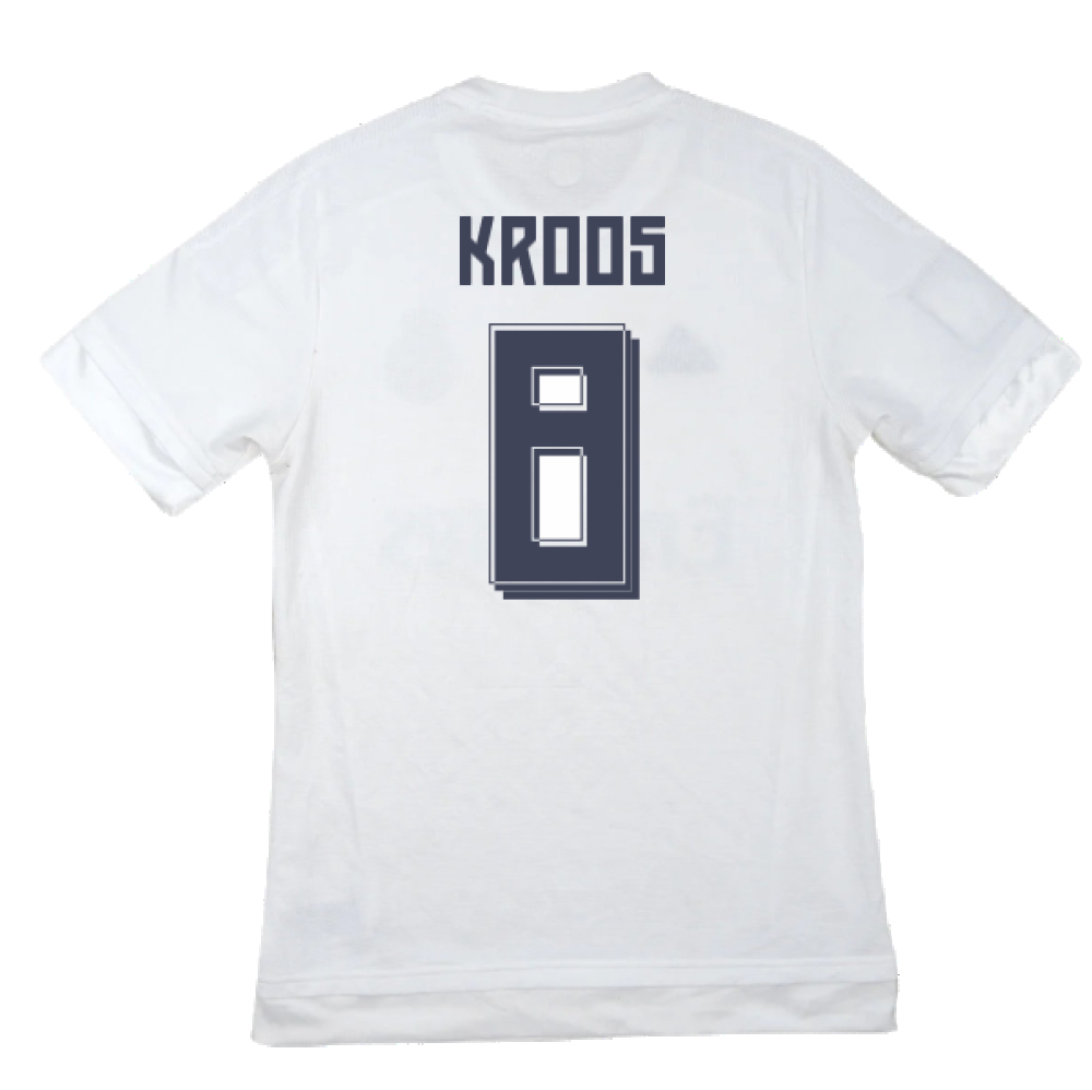 Real Madrid 2015-16 Home Shirt (M) (Kroos 8) (Excellent)_1