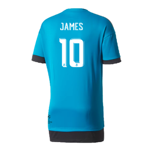 Real Madrid 2017-18 Adidas Champions League Training Shirt (2XL) (James 10) (Excellent)_1