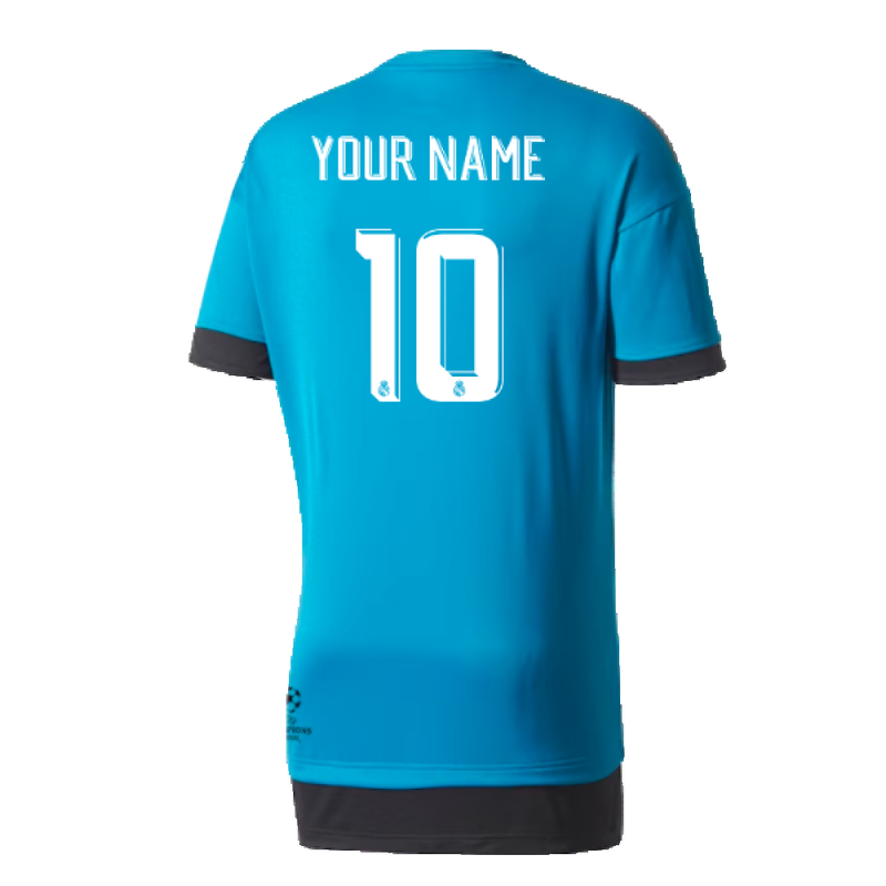 Real Madrid 2017-18 Adidas Champions League Training Shirt (2XL) (Your Name 10) (Excellent)_1