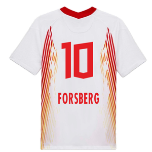 Red Bull Leipzig 2020-21 Home Shirt ((Excellent) S) (FORSBERG 10)_2