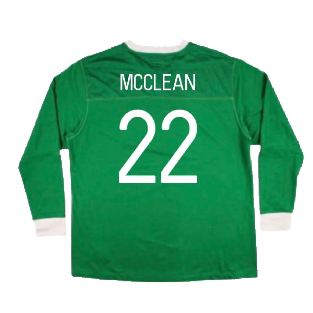 Republic of Ireland 2011-12 Long Sleeve Home Shirt (2XL) (Excellent) (McClean 22)_1