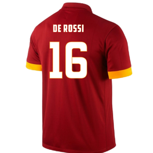 Roma 2014-15 Home Shirt (L) (Excellent) (De Rossi 16)_1