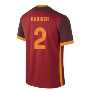 Roma 2015-16 Home Shirt (S) (Very Good) (Rudiger 2)_1