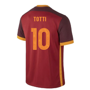 Roma 2015-16 Home Shirt (S) (Very Good) (Totti 10)_1