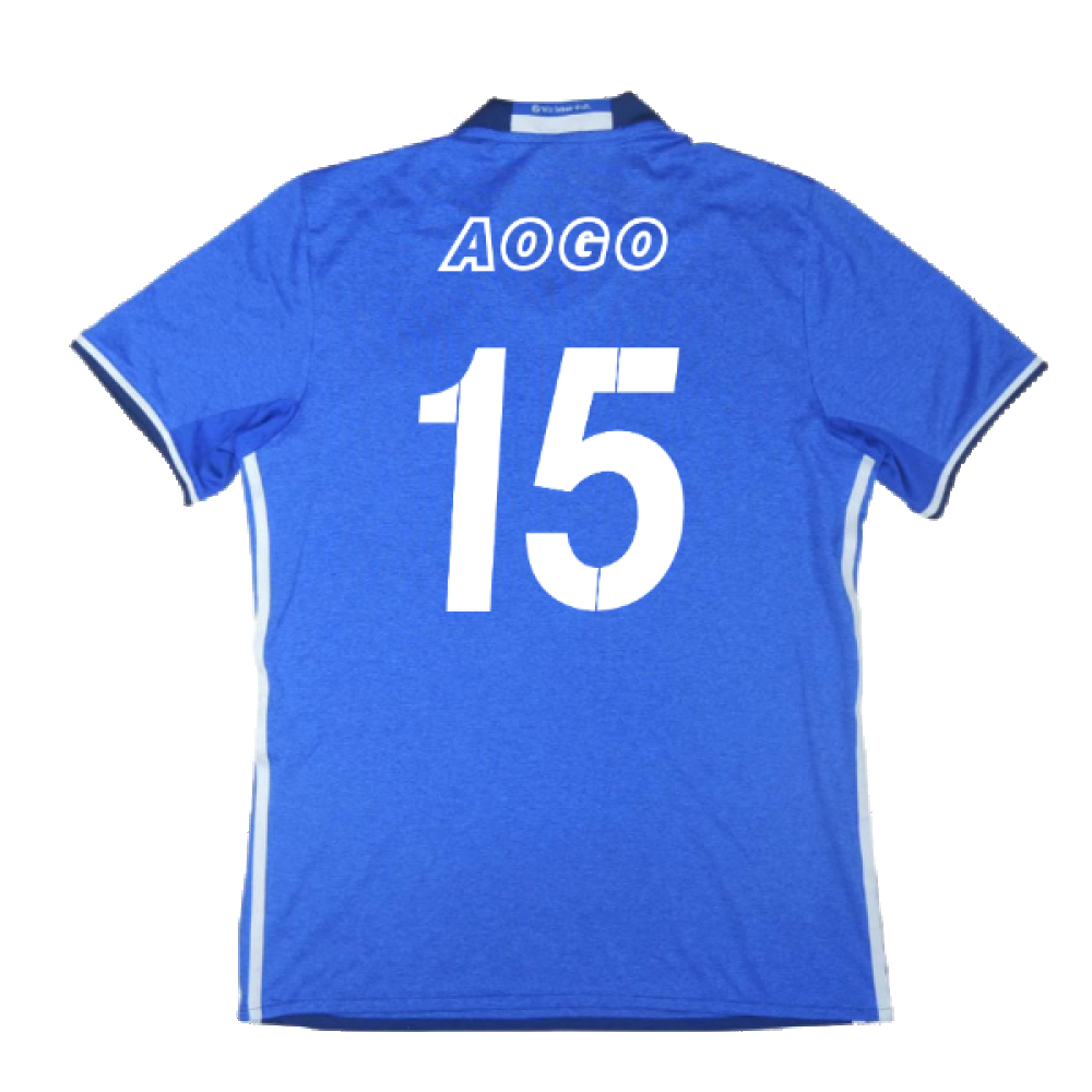 Schalke 2016-18 Home Shirt (M) (Excellent) (Aogo 15)_1