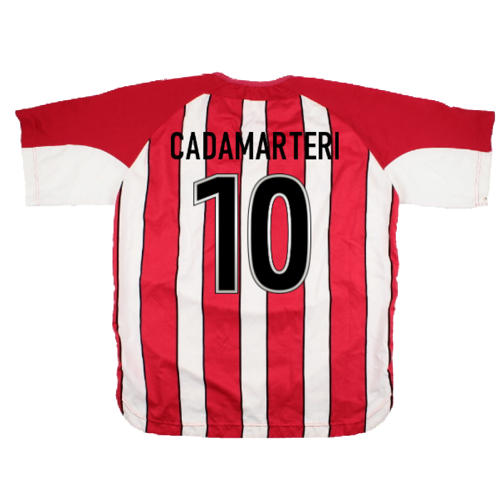 Sheffield United 2004-05 Home Shirt (2XL) (Good) (Cadamarteri 10)_1