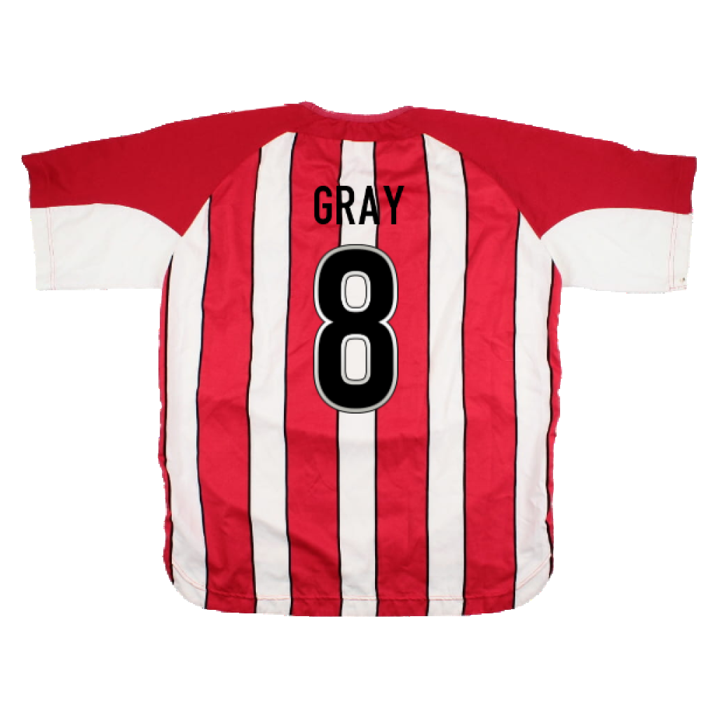 Sheffield United 2004-05 Home Shirt (2XL) (Good) (Gray 8)_1