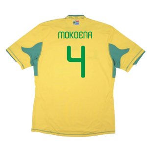 South Africa 2010-11 Home Shirt (XL) (Excellent) (Mokoena 4)_1