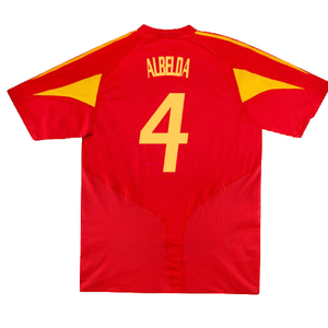 Spain 2004-2006 Home Shirt. (Very Good) (Albelda 4)_1