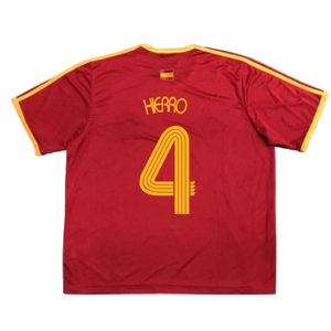 Spain 2006-07 Basic Home Shirt (S) (Excellent) (Hierro 4)_1