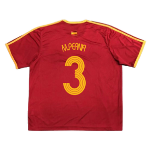 Spain 2006-07 Basic Home Shirt (S) (Excellent) (M.Pernia 3)_1