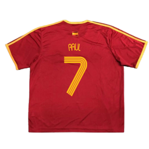 Spain 2006-07 Basic Home Shirt (S) (Excellent) (Raul 7)_1