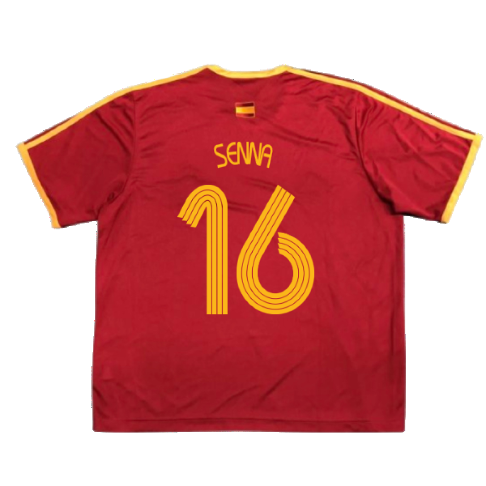 Spain 2006-07 Basic Home Shirt (L) (Very Good) (Senna 16)_1