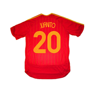 Spain 2006-08 Home Shirt (M) (Mint) (Juanito 20)_1