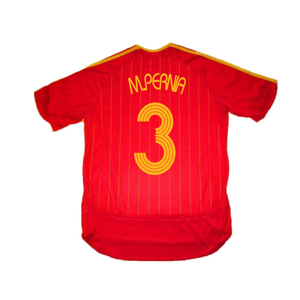 Spain 2006-08 Home Shirt (S) (Excellent) (M.Pernia 3)_1