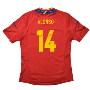 Spain 2012-13 Home Shirt (S) (Good) (Alonso 14)_1