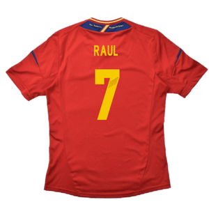 Spain 2012-13 Home Shirt (S) (Excellent) (Raul 7)_1