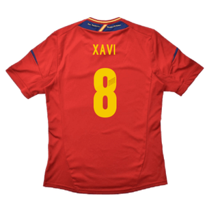 Spain 2012-13 Home Shirt (S) (Excellent) (Xavi 8)_1