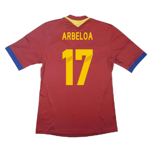 Spain 2013-14 Home Shirt (Excellent) (Arbeloa 17)_1